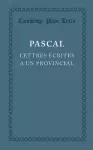 Lettres écrites a un provincial cover