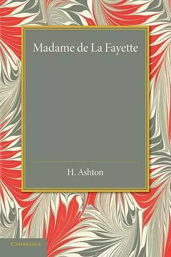 Madame de la Fayette cover