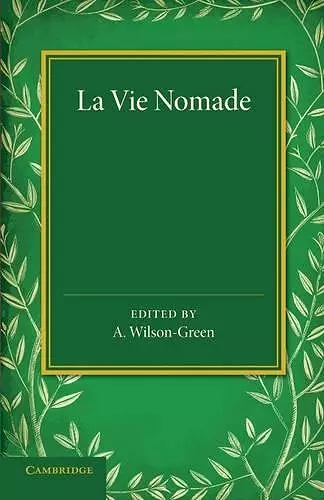 La vie nomade cover