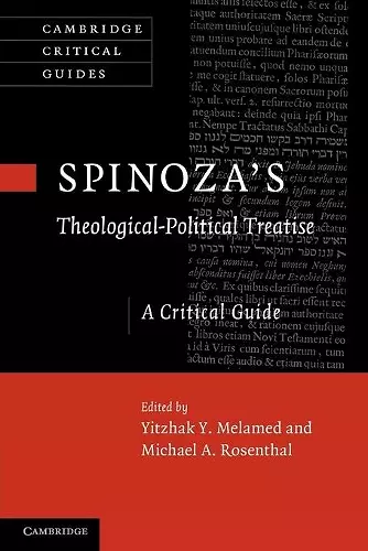 Spinoza's 'Theological-Political Treatise' cover