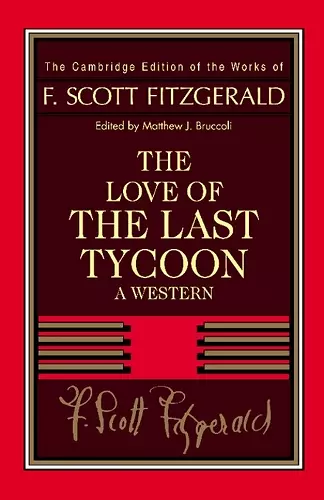 Fitzgerald: The Love of the Last Tycoon cover