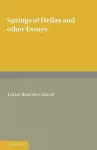 Springs of Hellas and Other Essays by T. R. Glover cover