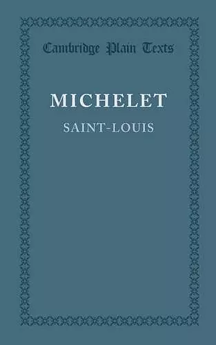 Saint-Louis cover