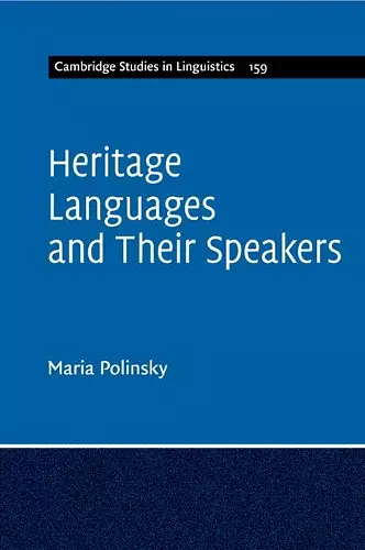 Heritage Languages and their Speakers cover