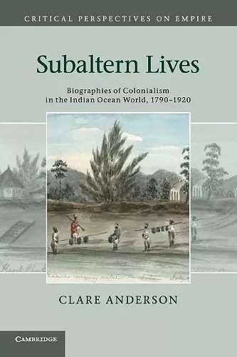 Subaltern Lives cover