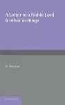 A Letter to a Noble Lord and Other Writings cover