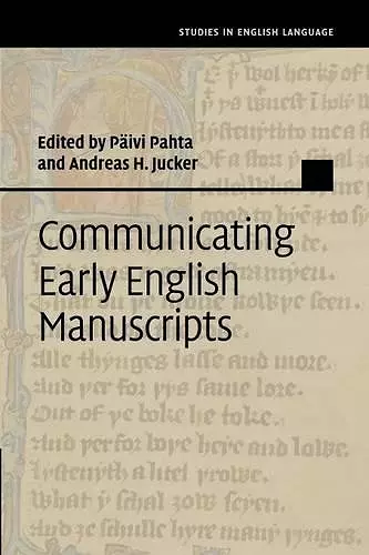 Communicating Early English Manuscripts cover