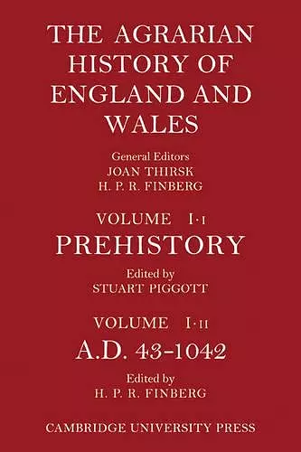 The Agrarian History of England and Wales 8 Volume Set in 12 Paperback Parts cover