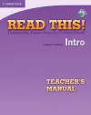 Read This! Intro Teacher's Manual with Audio CD cover