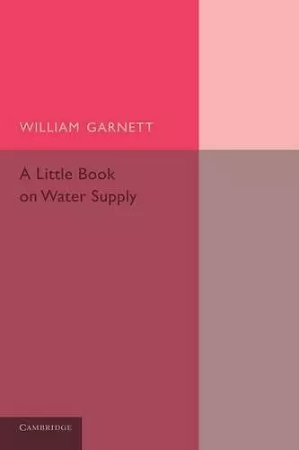 A Little Book on Water Supply cover