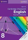 Cambridge Checkpoint English Teacher's Resource 8 cover