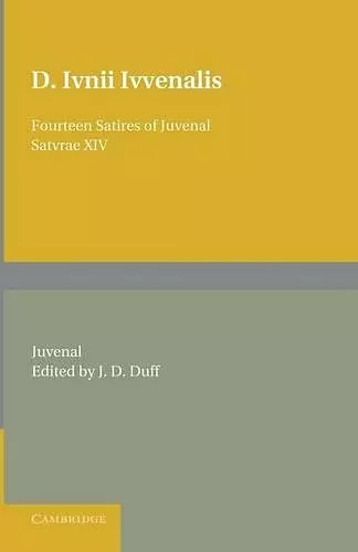 Fourteen Satires of Juvenal cover
