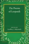 The Poems of Leopardi cover