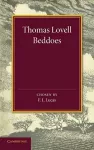 Thomas Lovell Beddoes cover