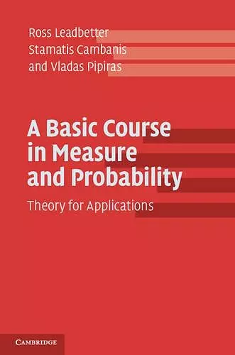 A Basic Course in Measure and Probability cover