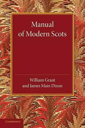 Manual of Modern Scots cover