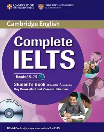 Complete IELTS Bands 6.5-7.5 Student's Book without Answers with CD-ROM cover