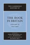 The Cambridge History of the Book in Britain: Volume 4, 1557–1695 cover