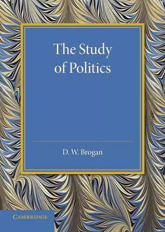 The Study of Politics cover
