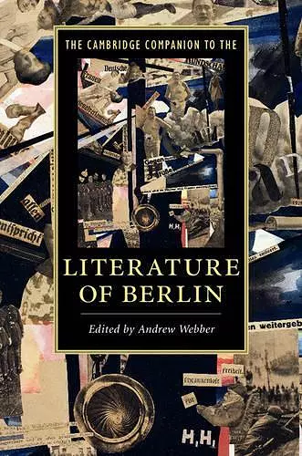 The Cambridge Companion to the Literature of Berlin cover