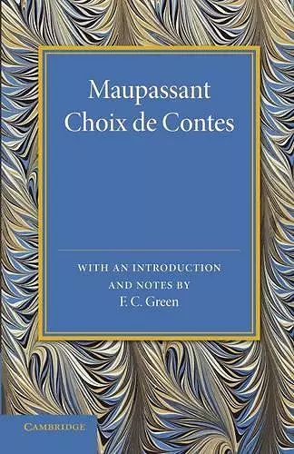 Maupassant: Choix de Contes cover