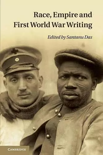 Race, Empire and First World War Writing cover