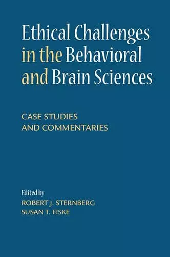 Ethical Challenges in the Behavioral and Brain Sciences cover