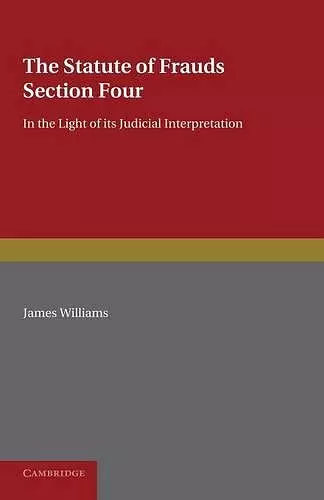 The Statute of Frauds Section Four cover