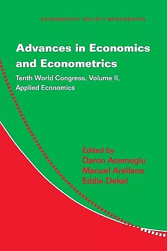 Advances in Economics and Econometrics cover