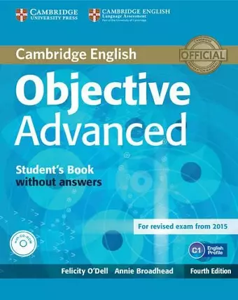 Objective Advanced Student's Book without Answers with CD-ROM cover