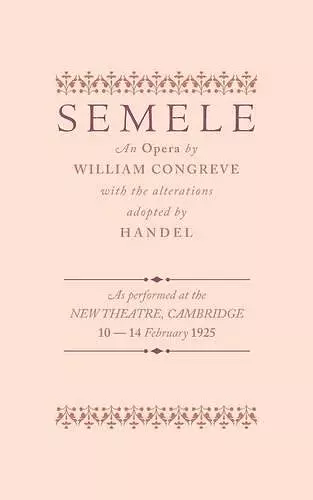 Semele cover