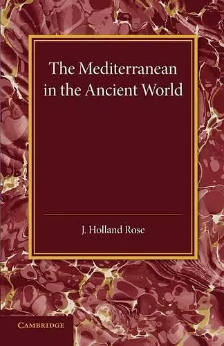 The Mediterranean in the Ancient World cover