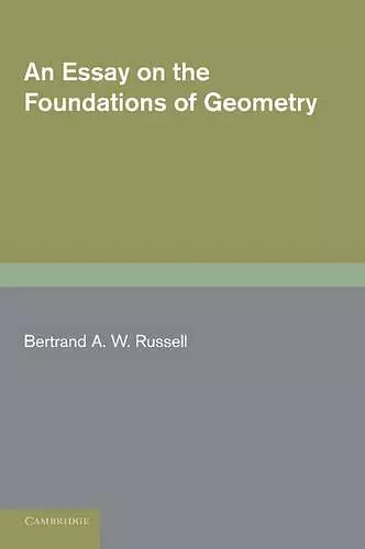 An Essay on the Foundations of Geometry cover