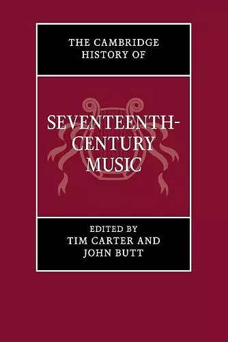 The Cambridge History of Seventeenth-Century Music cover