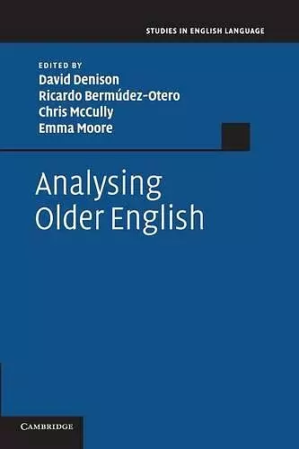 Analysing Older English cover