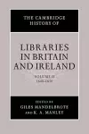 The Cambridge History of Libraries in Britain and Ireland cover