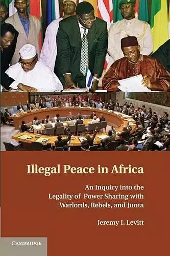 Illegal Peace in Africa cover