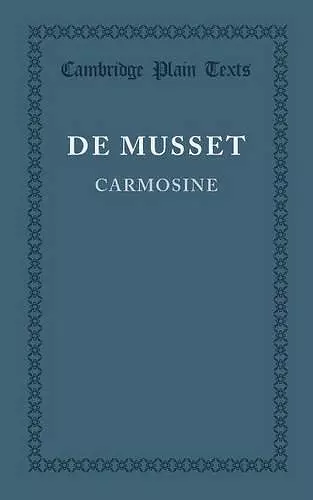 Carmosine cover