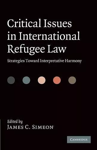 Critical Issues in International Refugee Law cover