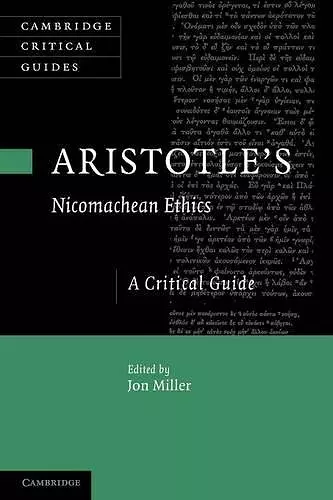 Aristotle's Nicomachean Ethics cover