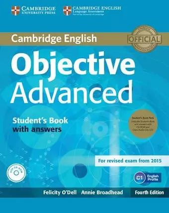 Objective Advanced Student's Book Pack (Student's Book with Answers with CD-ROM and Class Audio CDs (2)) cover