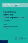 Automorphic Forms and Galois Representations: Volume 1 cover