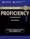 Cambridge English Proficiency 1 for Updated Exam Student's Book with Answers cover