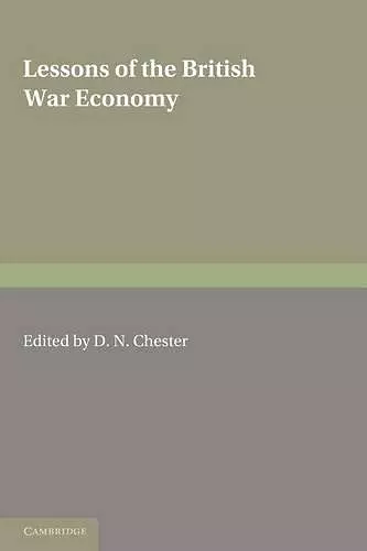 Lessons of the British War Economy cover
