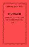 Preface to the Laws of Ecclesiastical Polity cover