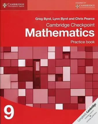 Cambridge Checkpoint Mathematics Practice Book 9 cover