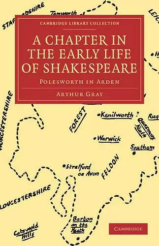 A Chapter in the Early Life of Shakespeare cover