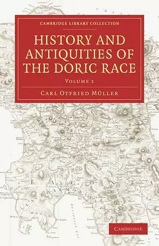 History and Antiquities of the Doric Race cover