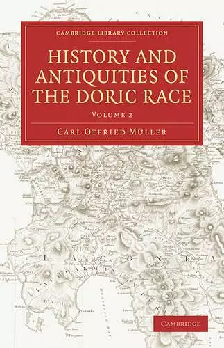 History and Antiquities of the Doric Race cover