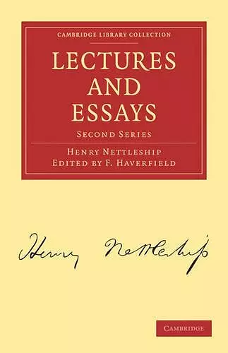 Lectures and Essays cover